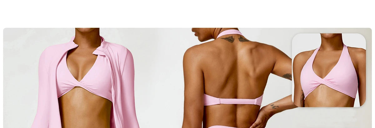 Women’s Halter Sports Bra & High-Waist Leggings | Lock In