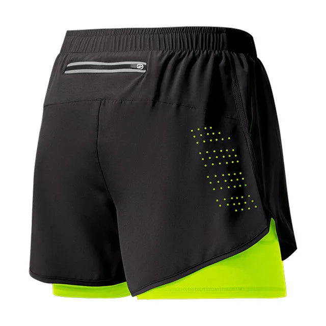 Men’s Quick-Dry Double-Layer Running & Training Shorts | Lock In