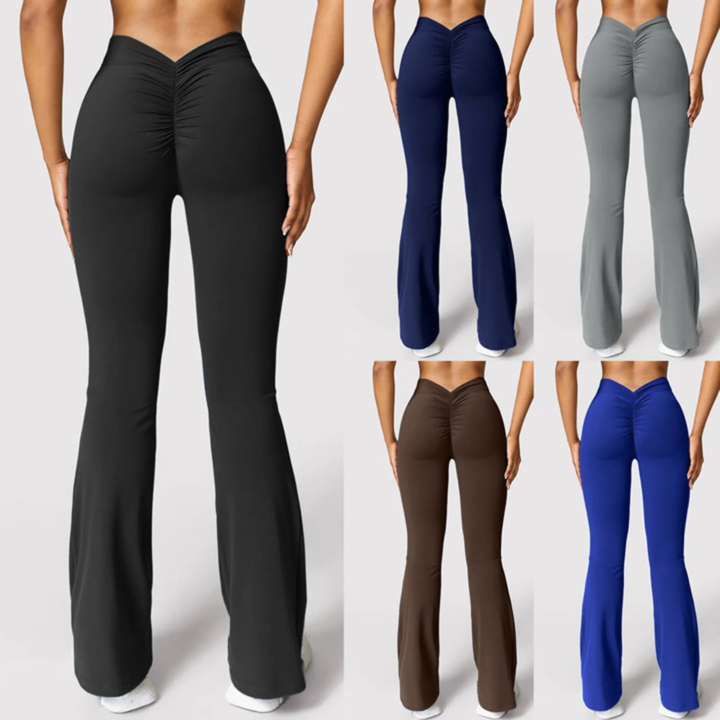 Women’s Flared Pants – High-Waist Push-Up | Lock In