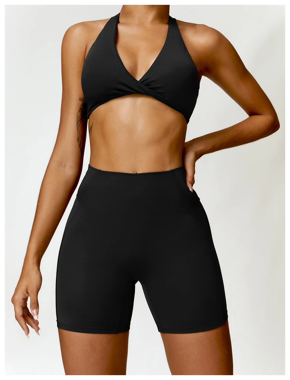 Women’s Seamless Yoga Set – Push-Up Sports Bra & High-Waist Leggings | Lock In