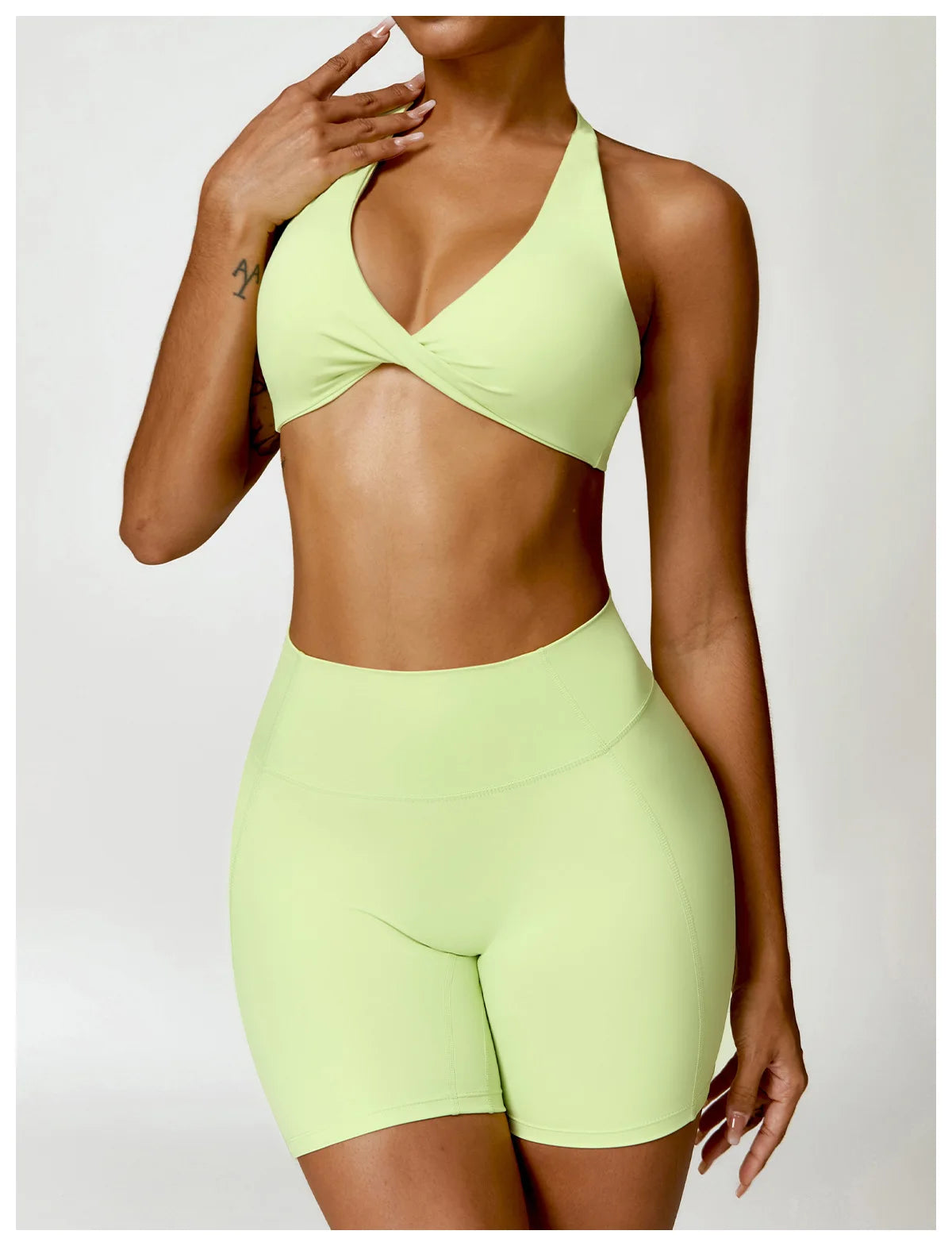 Women’s Halter Sports Bra & High-Waist Leggings | Lock In