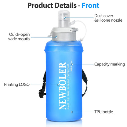 Lock In NewBoler 500 ml Foldable Soft Water Bottle