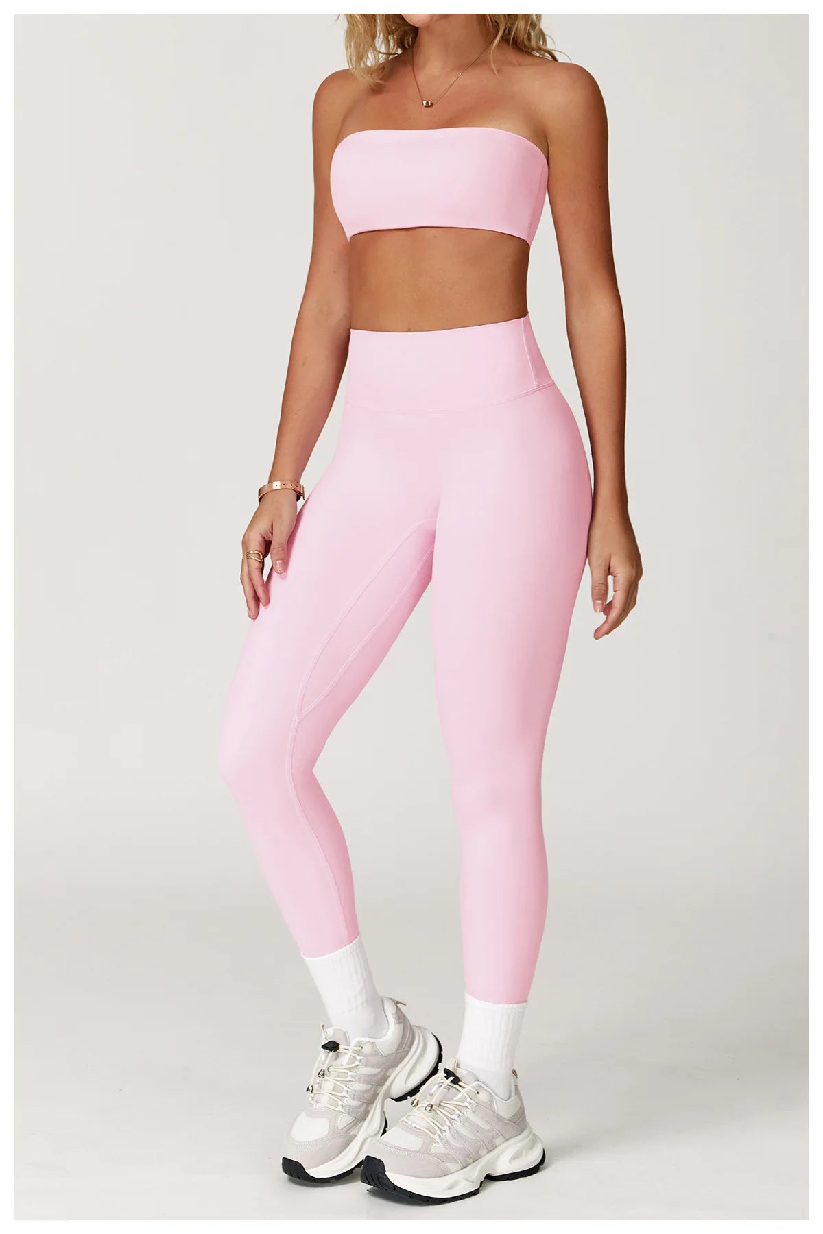 Women’s 2-Piece Yoga & Fitness Set – Sports Bra & High-Waist Leggings | Lock In