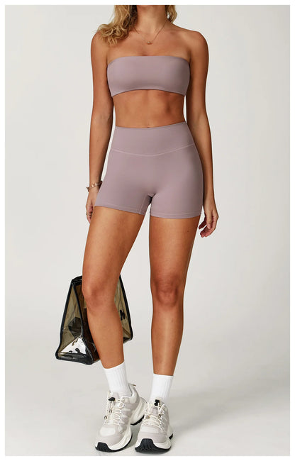 Women’s 2-Piece Yoga & Fitness Set – Sports Bra & High-Waist Leggings | Lock In