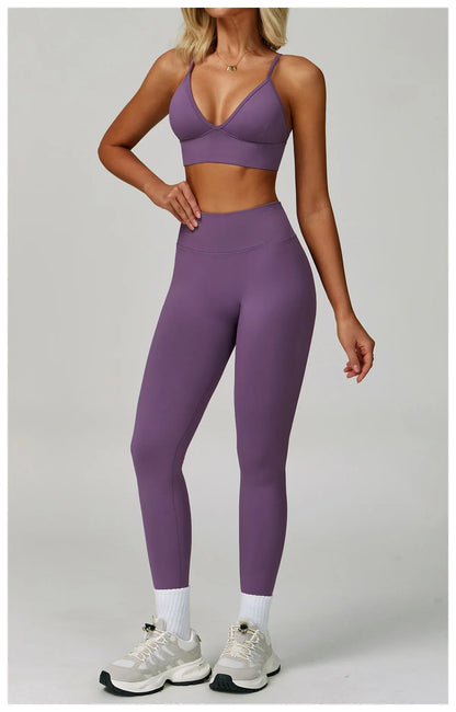 Women's 2-Piece High Waisted Track Set