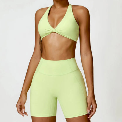 Women’s Halter Sports Bra & High-Waist Leggings | Lock In
