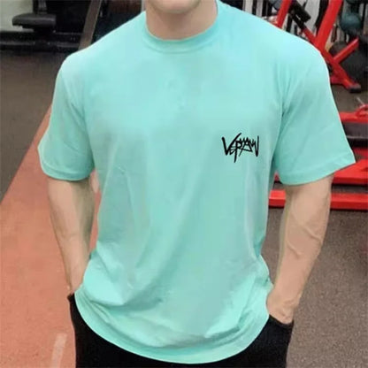 Men’s Oversize Sports T-Shirt – Gym Streetwear Tee | Lock In