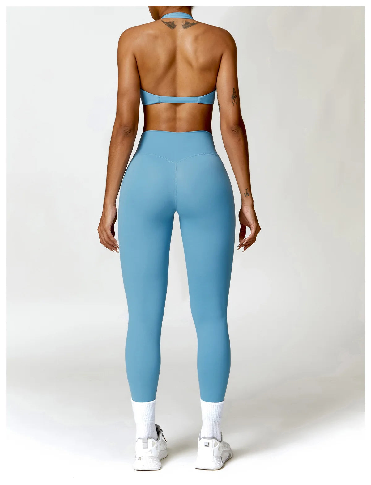 Women’s Halter Sports Bra & High-Waist Leggings | Lock In