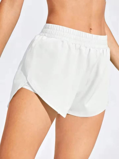 Women’s Yoga & Running Shorts – Elastic Running Shorts | Lock In