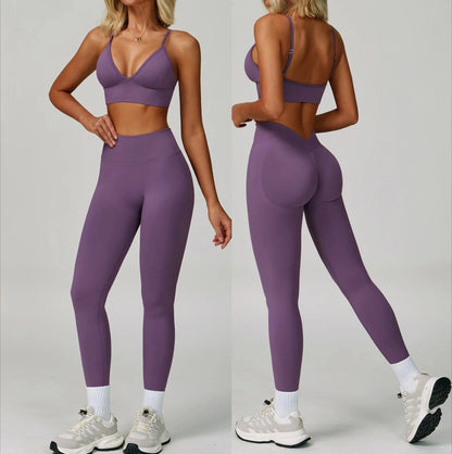 Women's 2-Piece High Waisted Track Set