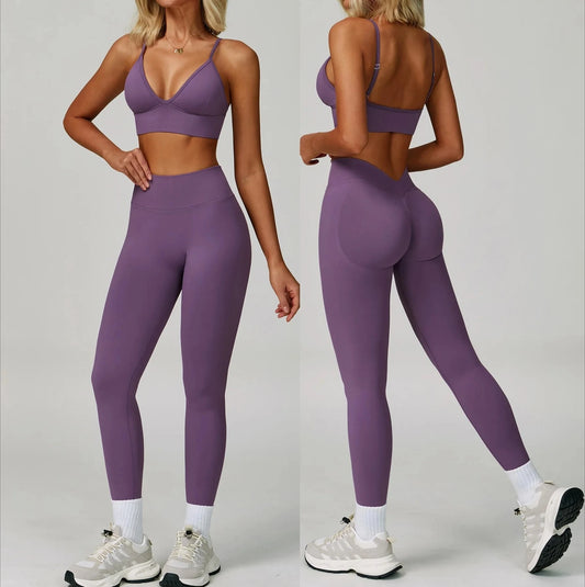 Women's 2-Piece High Waisted Track Set