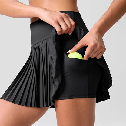 Women’s Double-Layer Pleated Skirt | Lock In