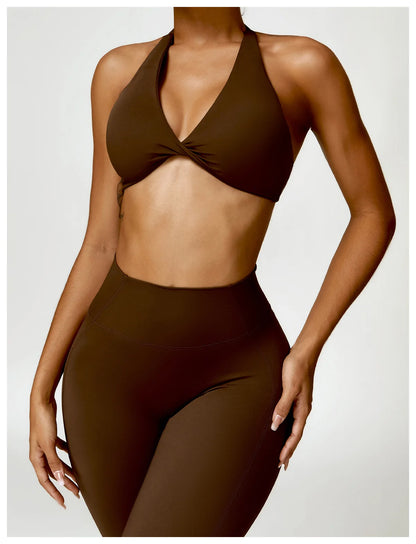 Women’s Seamless Yoga Set – Push-Up Sports Bra & High-Waist Leggings | Lock In