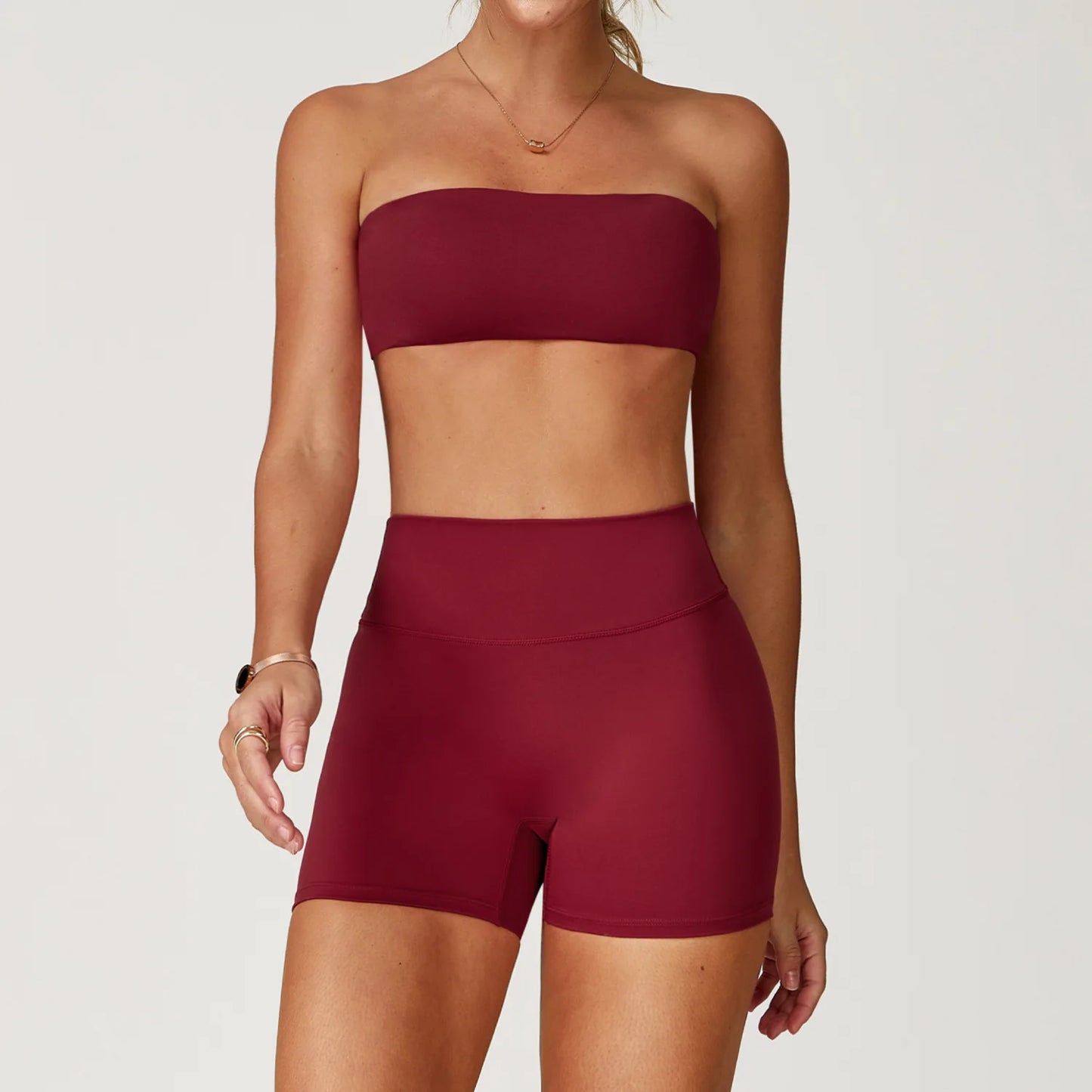 Women’s 2-Piece Yoga & Fitness Set – Sports Bra & High-Waist Leggings | Lock In