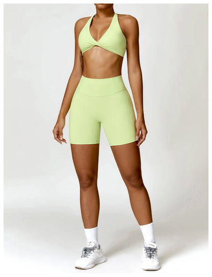 Women’s Halter Sports Bra & High-Waist Leggings | Lock In