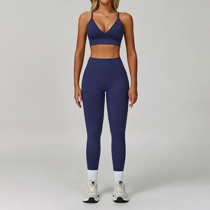 Women's 2-Piece High Waisted Track Set