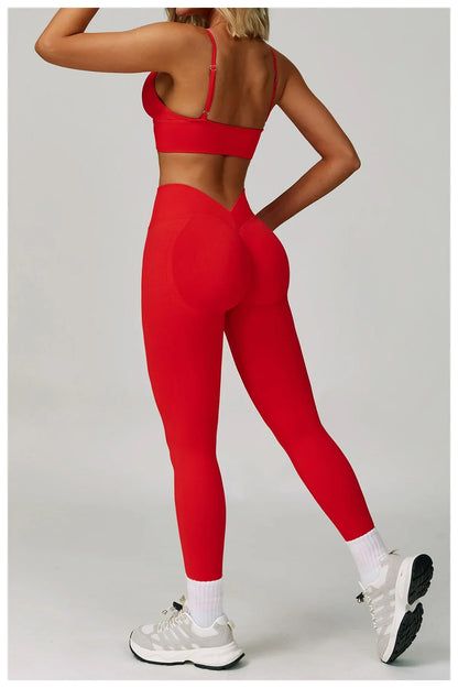 Women's 2-Piece High Waisted Track Set