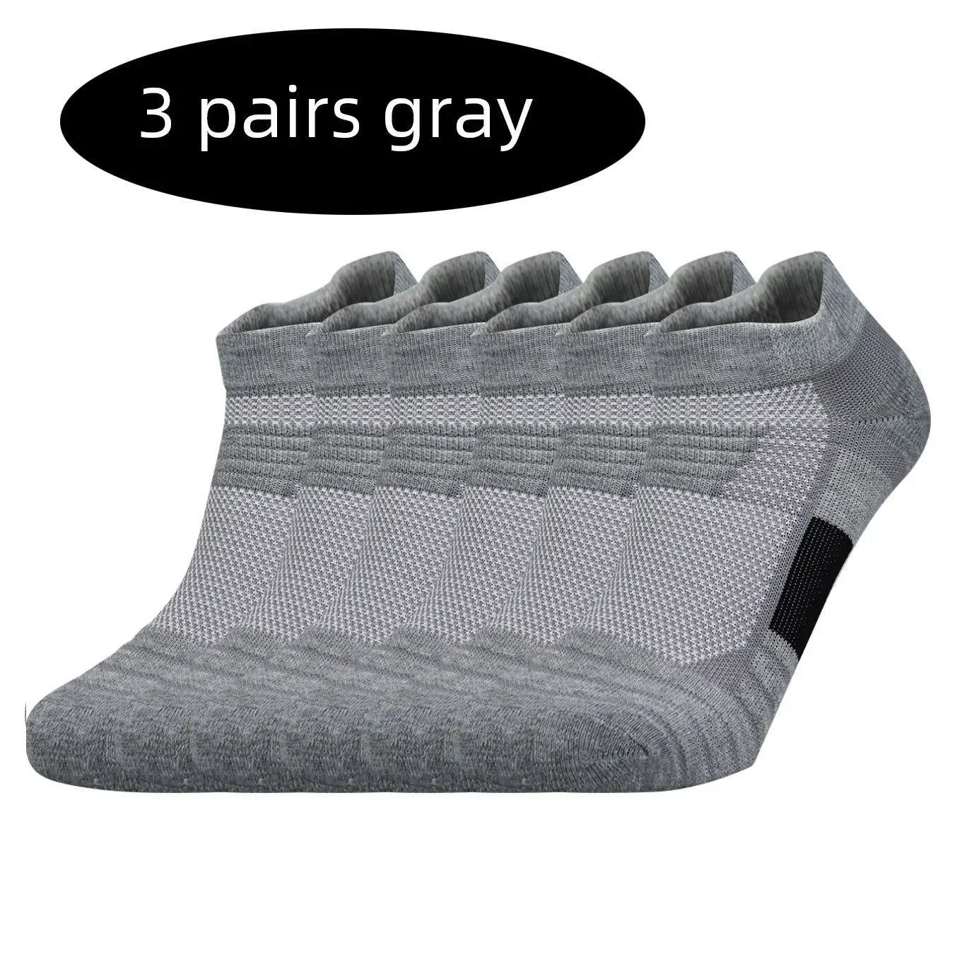 3-Pair Running Socks (Men & Women) — Performance Ankle Running Socks | Lock In