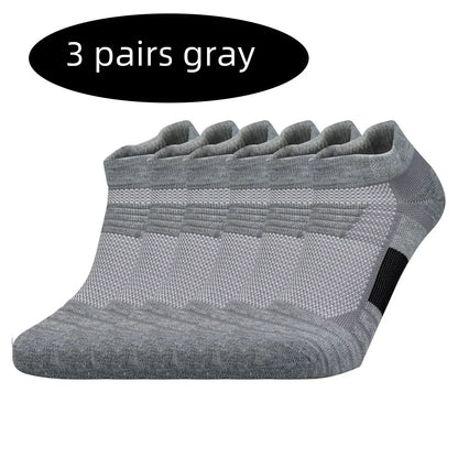 3-Pair Running Socks (Men & Women) — Performance Ankle Running Socks | Lock In