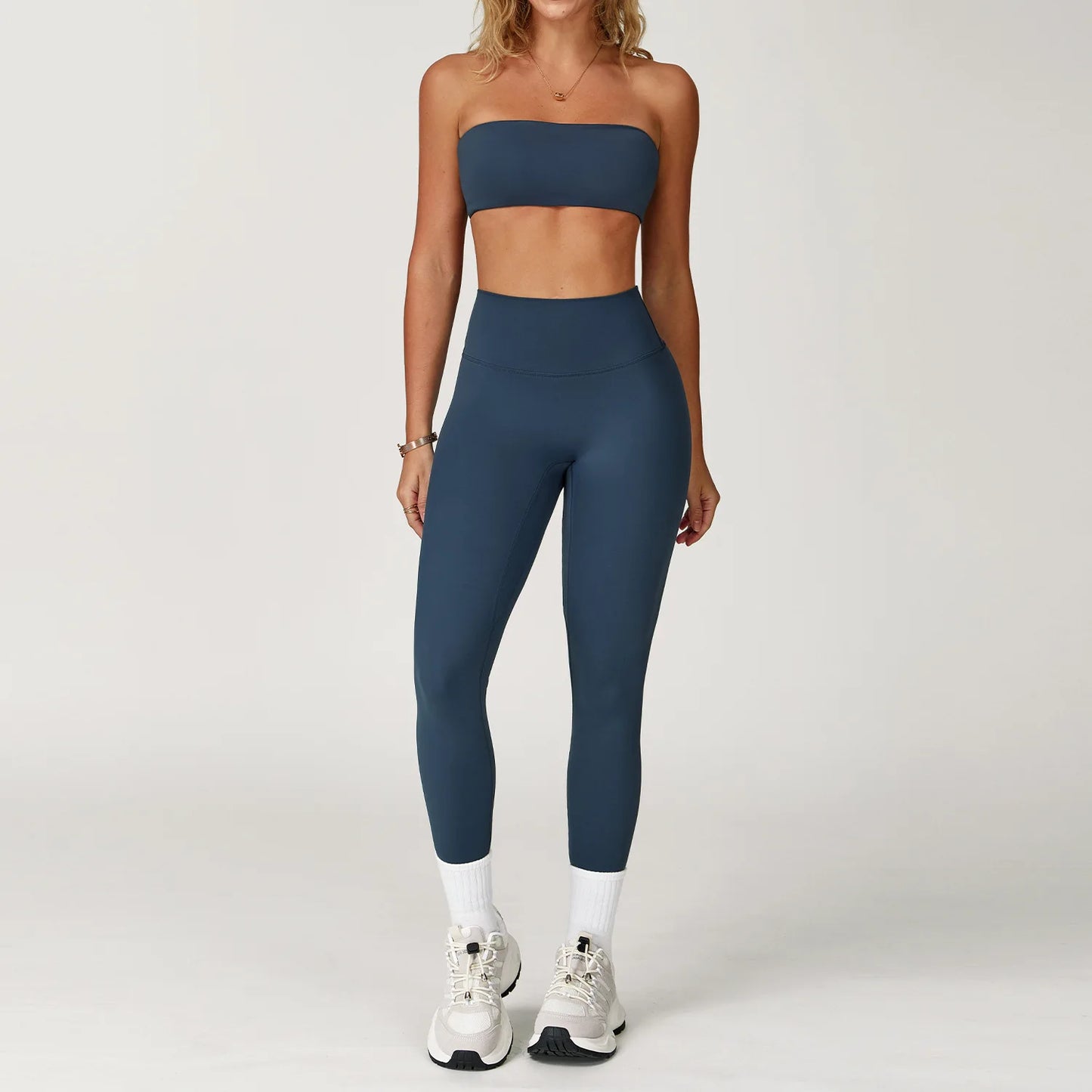 Women’s 2-Piece Yoga & Fitness Set – Sports Bra & High-Waist Leggings | Lock In