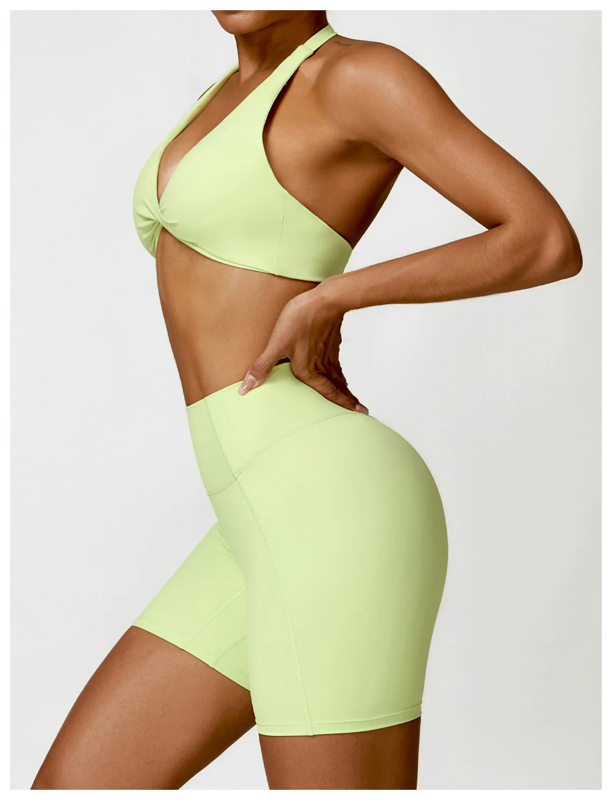 Women’s Halter Sports Bra & High-Waist Leggings | Lock In