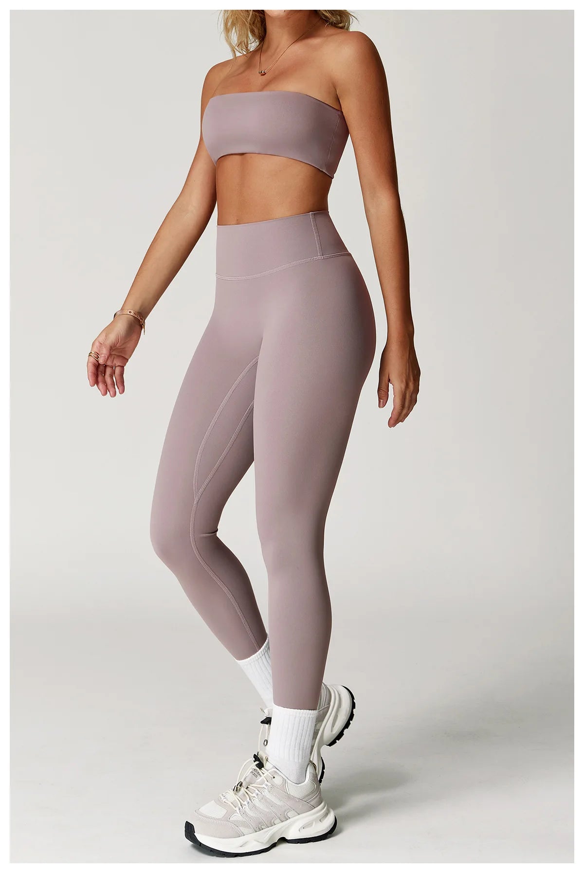 Women’s 2-Piece Yoga & Fitness Set – Sports Bra & High-Waist Leggings | Lock In