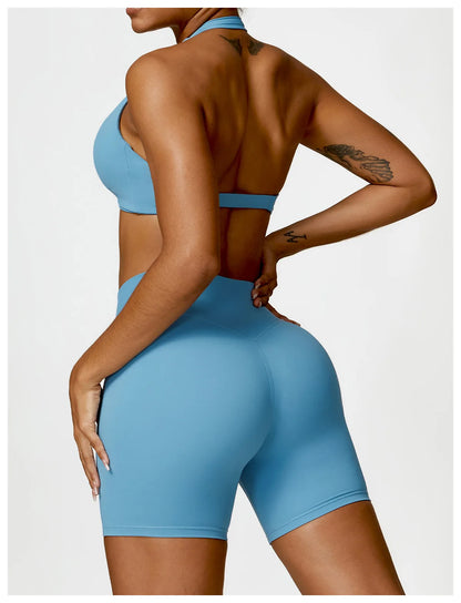 Women’s Halter Sports Bra & High-Waist Leggings | Lock In