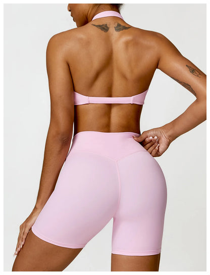 Women’s Halter Sports Bra & High-Waist Leggings | Lock In