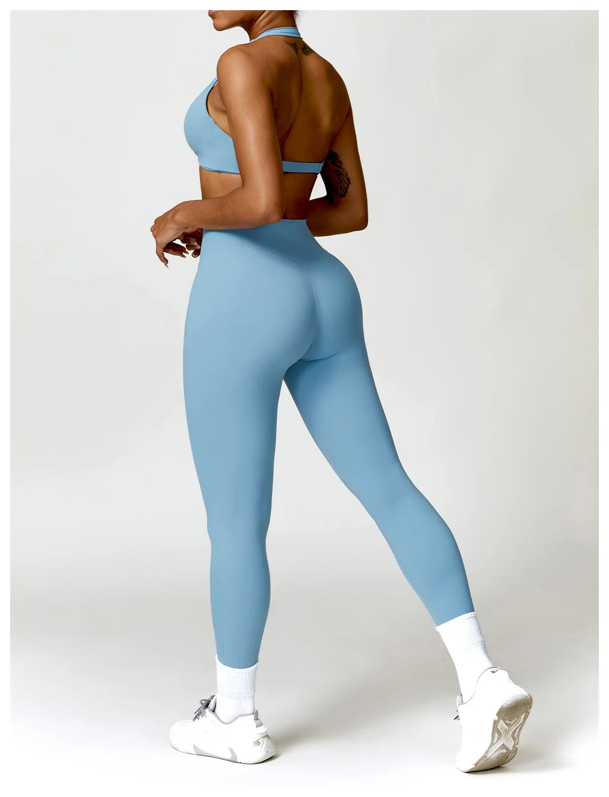 Women’s Seamless Yoga Set – Push-Up Sports Bra & High-Waist Leggings | Lock In