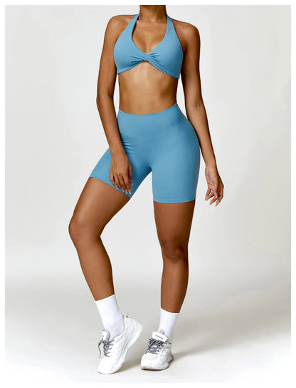 Women’s Halter Sports Bra & High-Waist Leggings | Lock In