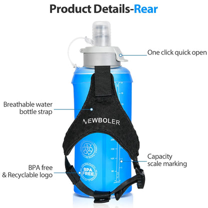 Lock In NewBoler 500 ml Foldable Soft Water Bottle