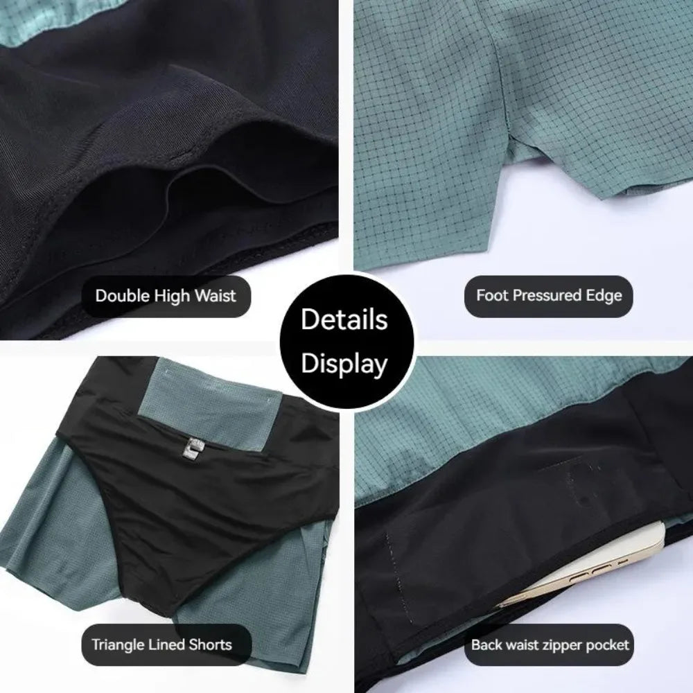 Men’s 2-in-1 Marathon Running Shorts | Lock In