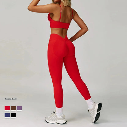 Women's 2-Piece High Waisted Track Set