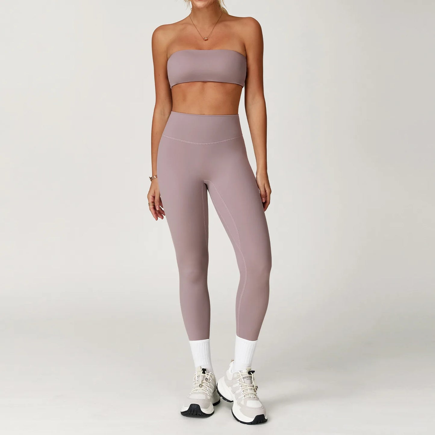 Women’s 2-Piece Yoga & Fitness Set – Sports Bra & High-Waist Leggings | Lock In