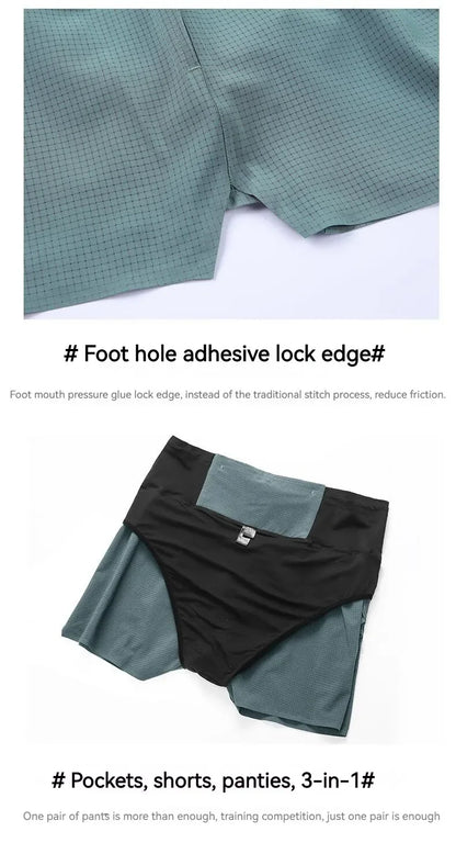 Men’s 2-in-1 Marathon Running Shorts | Lock In