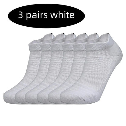 3-Pair Running Socks (Men & Women) — Performance Ankle Running Socks | Lock In