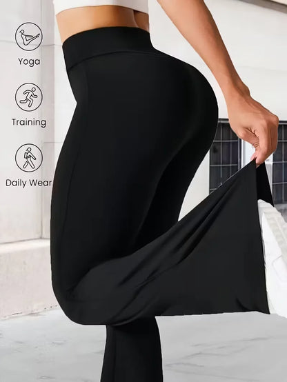 Women's High-Waisted Flare Leggings