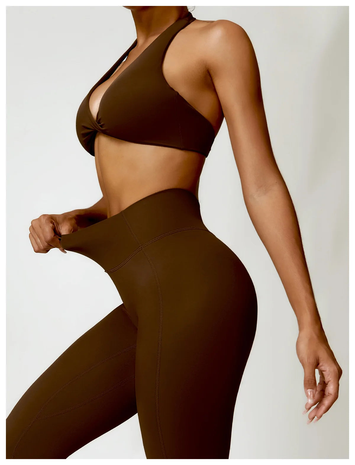 Women’s Seamless Yoga Set – Push-Up Sports Bra & High-Waist Leggings | Lock In