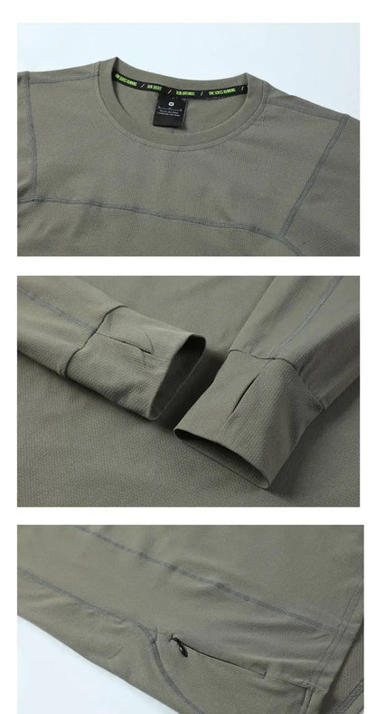 Men’s Long Sleeve Running Shirt | Lock In