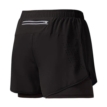 Men’s Quick-Dry Double-Layer Running & Training Shorts | Lock In