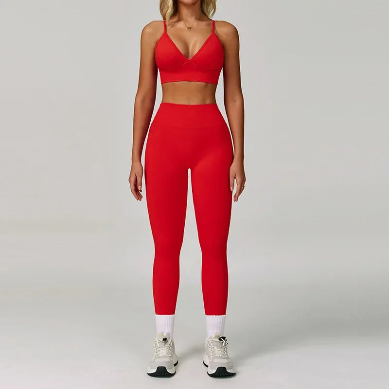 Women's 2-Piece High Waisted Track Set