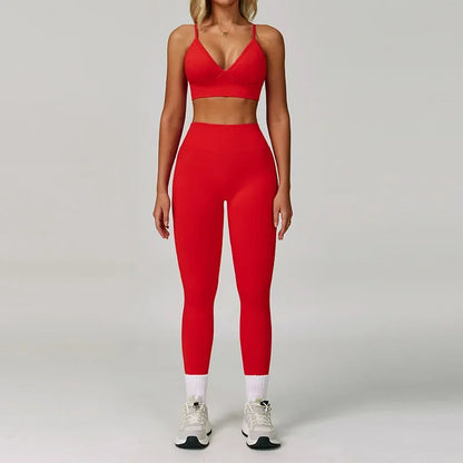 Women's 2-Piece High Waisted Track Set