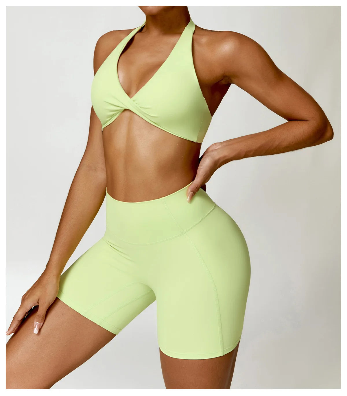 Women’s Halter Sports Bra & High-Waist Leggings | Lock In