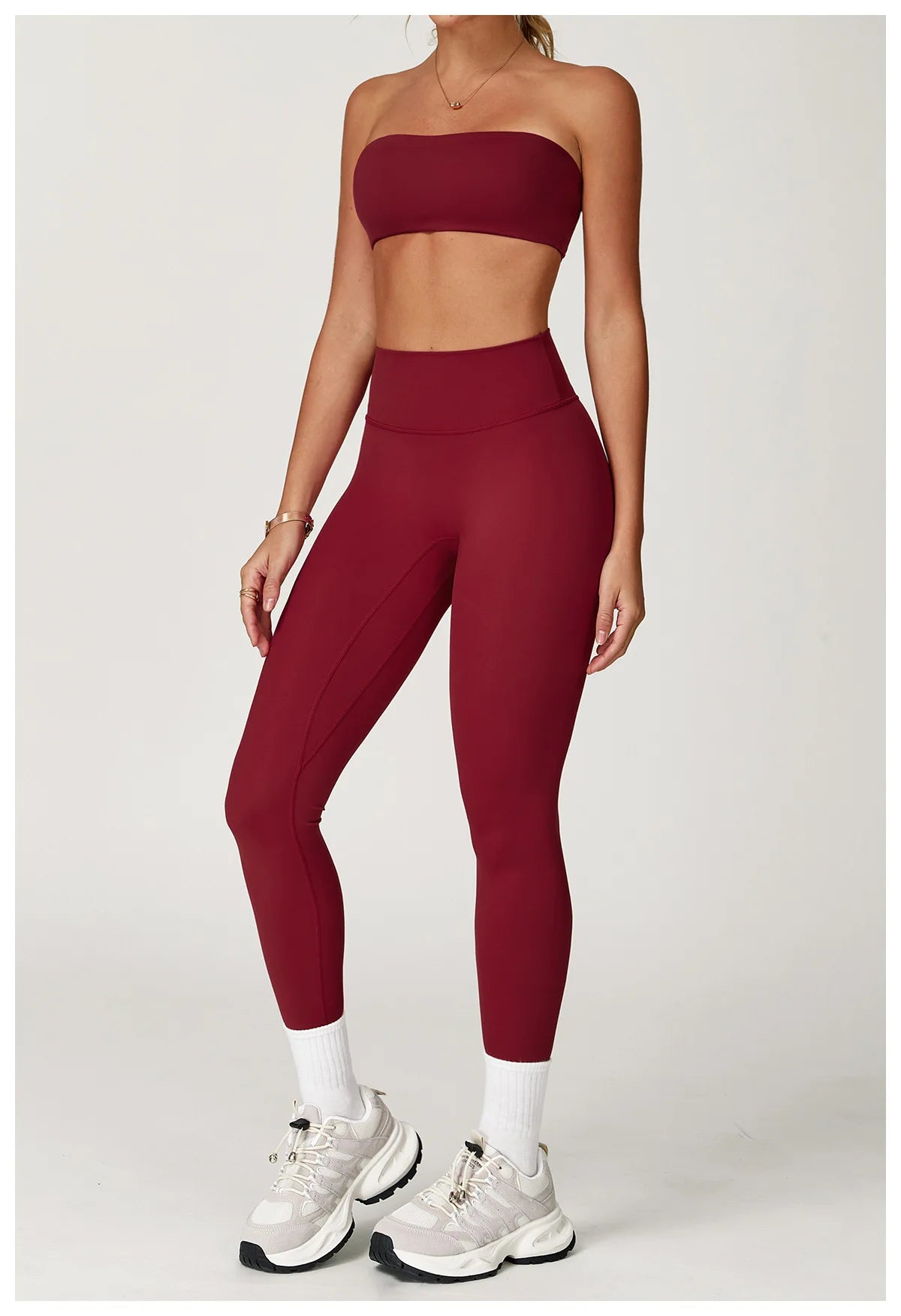 Women’s 2-Piece Yoga & Fitness Set – Sports Bra & High-Waist Leggings | Lock In