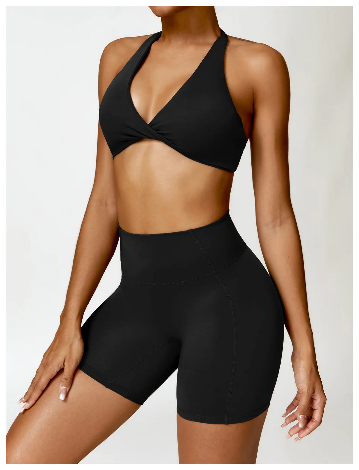 Women’s Seamless Yoga Set – Push-Up Sports Bra & High-Waist Leggings | Lock In