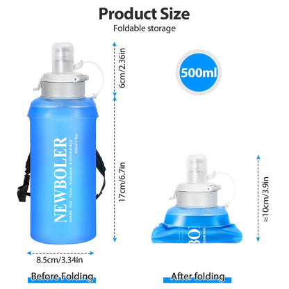 Lock In NewBoler 500 ml Foldable Soft Water Bottle