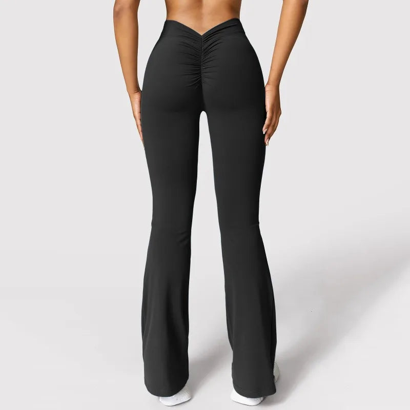 Women’s Flared Pants – High-Waist Push-Up | Lock In