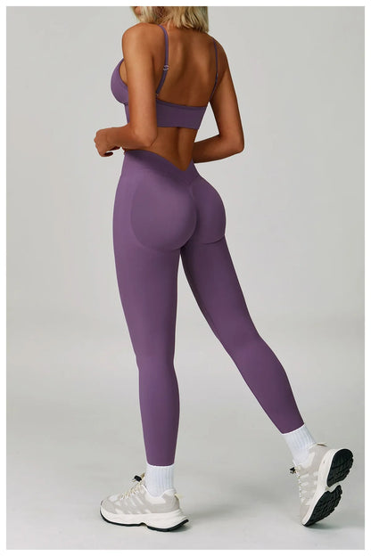 Women's 2-Piece High Waisted Track Set