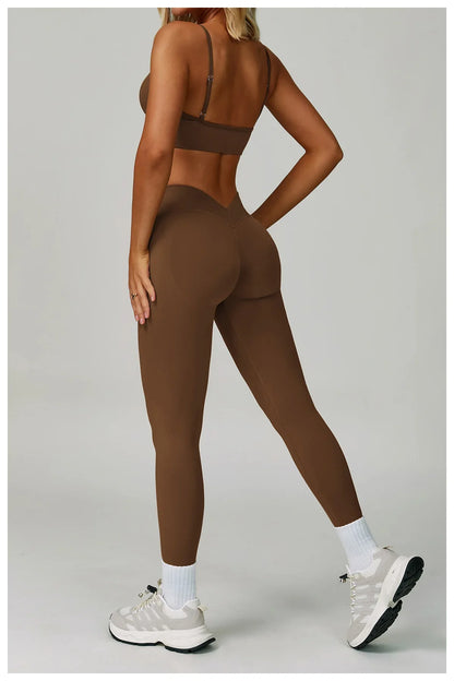 Women's 2-Piece High Waisted Track Set