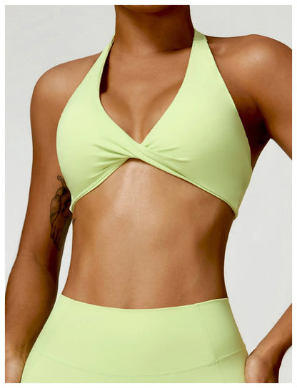 Women’s Halter Sports Bra & High-Waist Leggings | Lock In